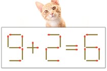 【マッチ棒パズル】正しい式にしよう！「9+2=6」【毎日脳トレ】