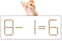 【マッチ棒パズル】正しい式にしよう！「8-1=6」【毎日脳トレ】