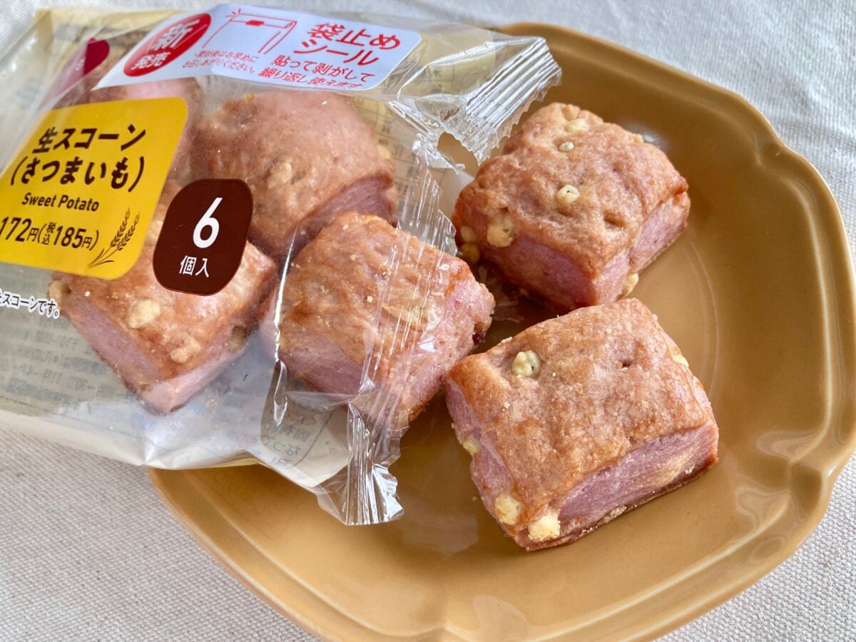 「最高！」「絶対食べる」【ファミマ】大人気の生スコーン新作はさつまいも