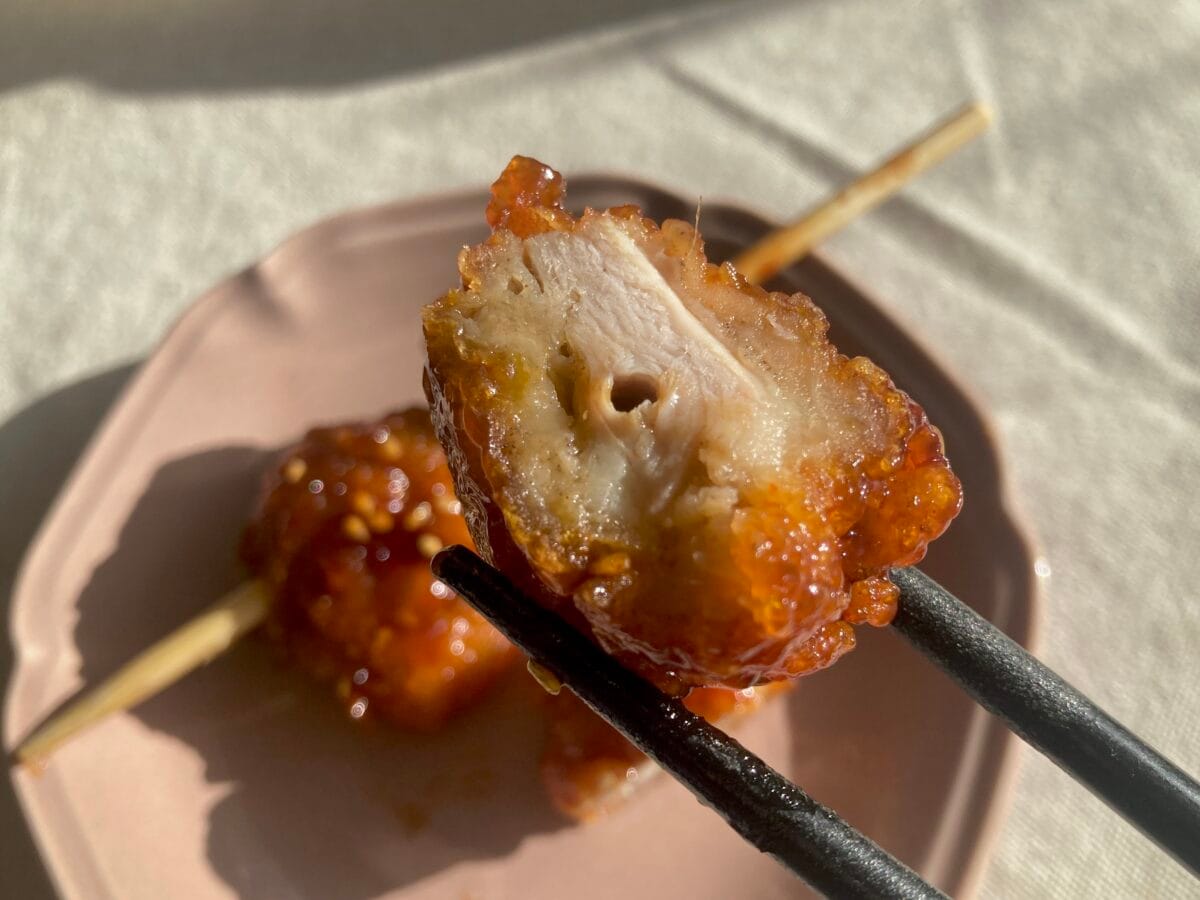 韓国発の旨辛チキンが限定登場!【ファミマ】タレから串(ヤンニョム味)