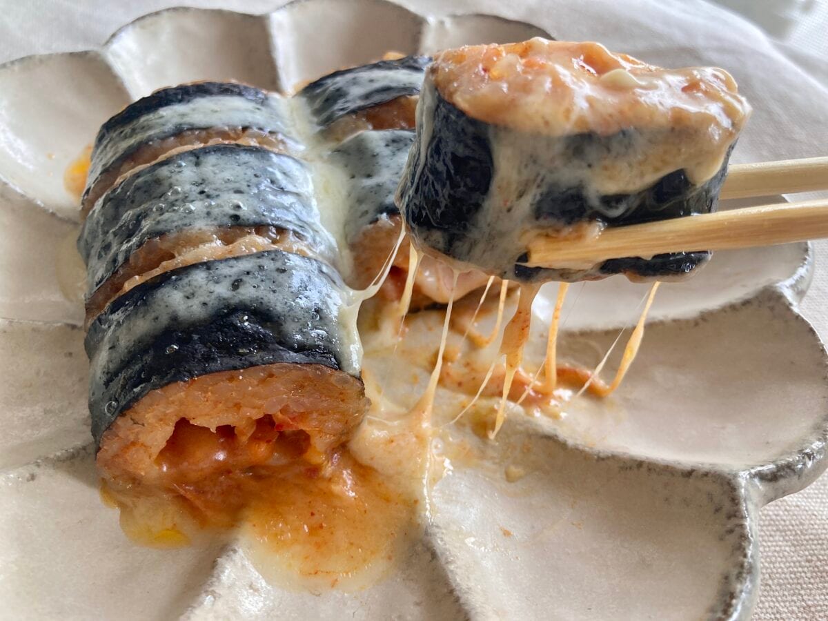 チーズに溺れる~!【ローソン】やみつき♡ヤンニョムチーズキンパが登場