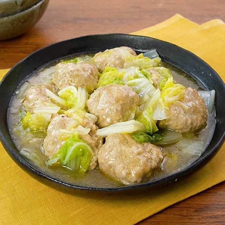 ほっこり！白菜と肉団子のとろとろ煮