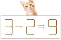 【マッチ棒パズル】正しい式にしよう！「3-2=9」【毎日脳トレ】