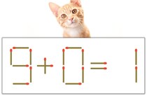 【マッチ棒パズル】正しい式にしよう！「9+0=1」【毎日脳トレ】