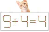 【マッチ棒パズル】正しい式にしよう！「9+4=4」【毎日脳トレ】