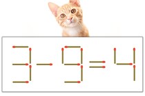 【マッチ棒パズル】正しい式にしよう！「3-9=4」【毎日脳トレ】
