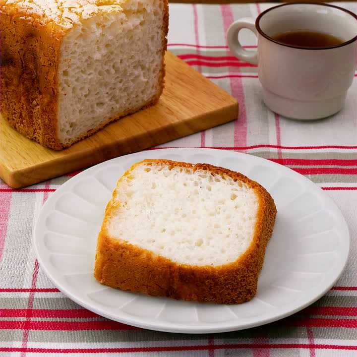 ホームベーカリーで！米粉食パン