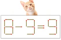 【マッチ棒パズル】正しい式にしよう！「8-9=9」【毎日脳トレ】