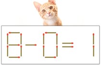 【マッチ棒パズル】正しい式にしよう！「8-0=1」【毎日脳トレ】