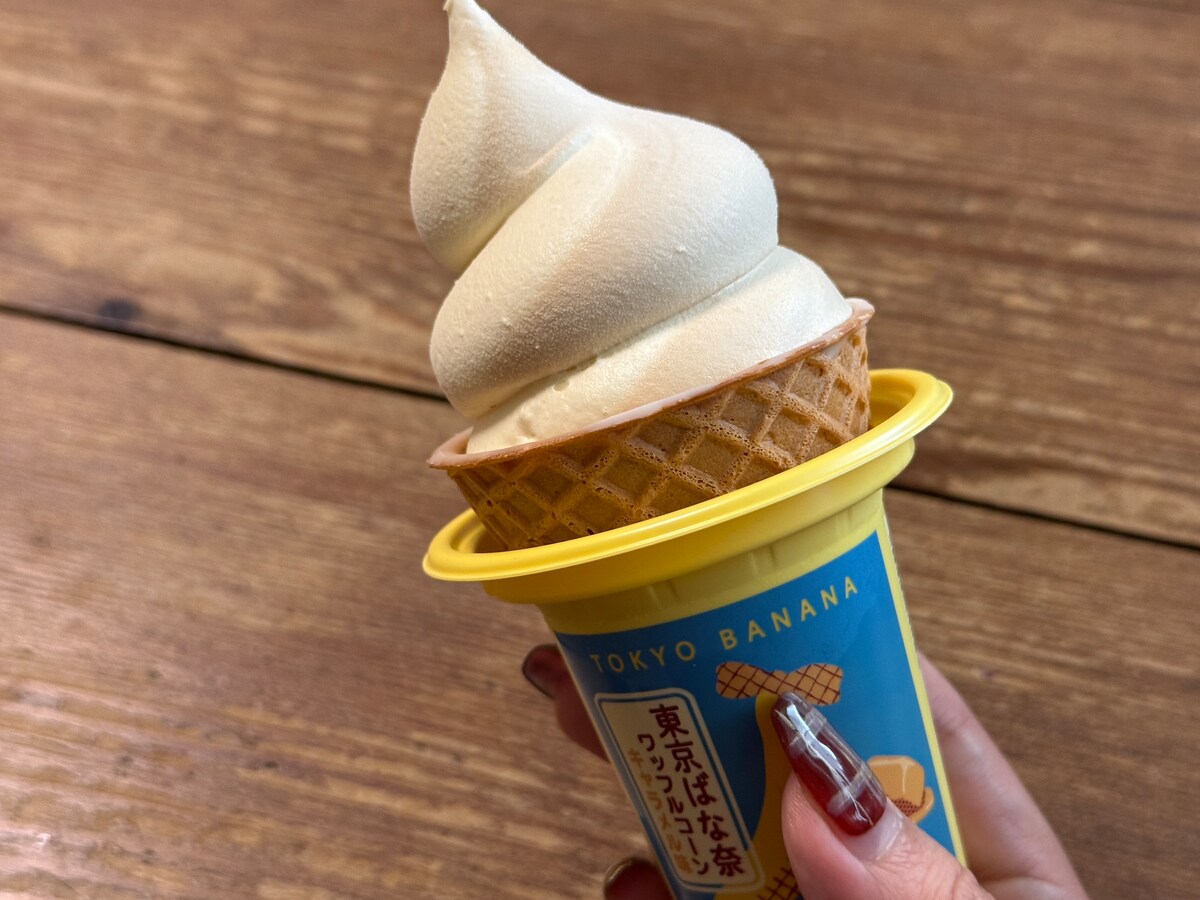 東京名物が濃厚アイスに【ファミマ】東京ばな奈キャラメル味うま~!