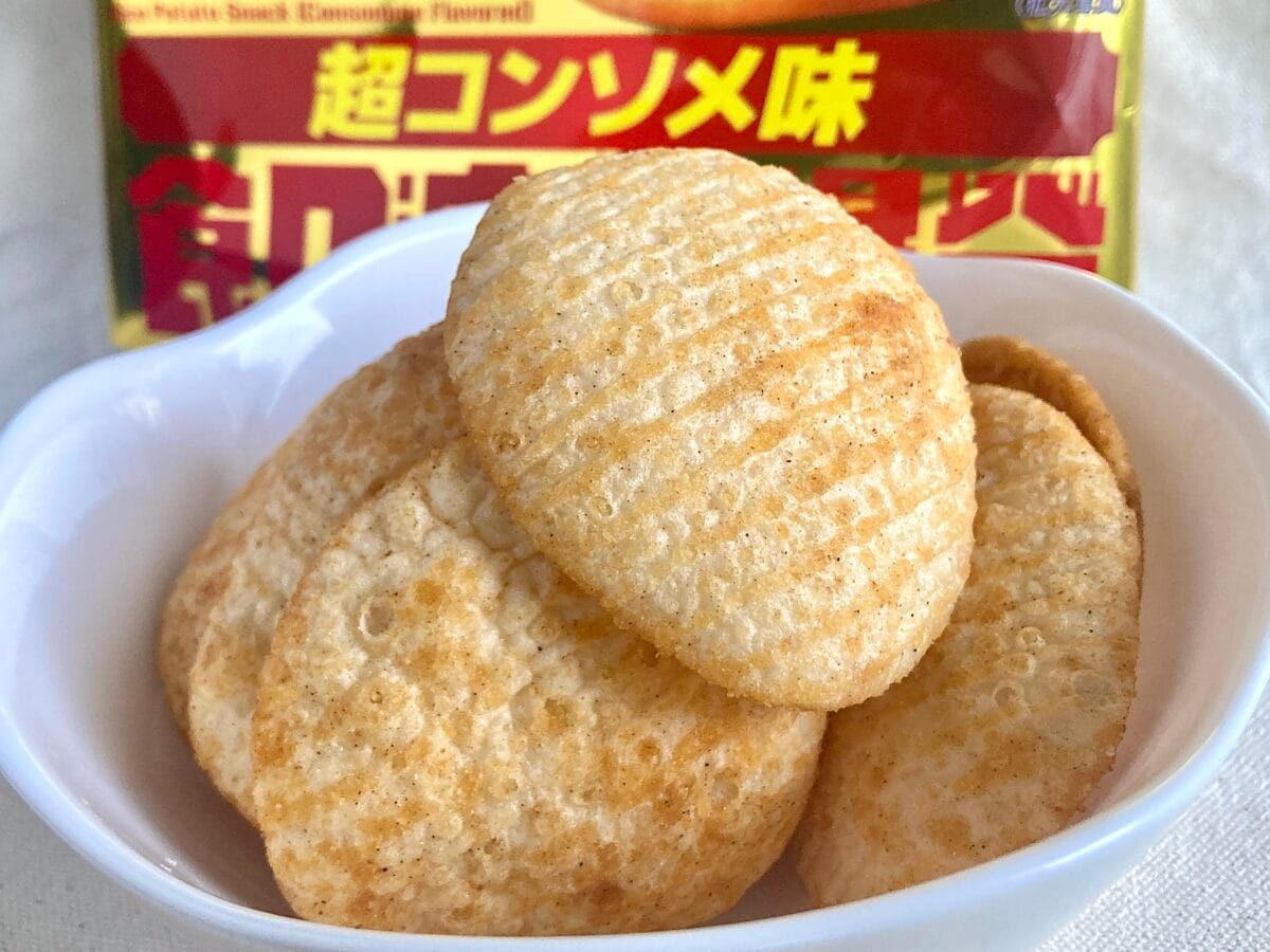 米粉×ポテト！？【亀田】大きい！分厚い！濃厚！新感覚スナック登場