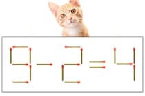 【マッチ棒パズル】正しい式にしよう！「9-2=4」【毎日脳トレ】