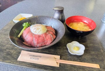 【飯塚】福岡県最古のブランド牛！！もりもと牧場のちくほ牛ローストビーフ丼