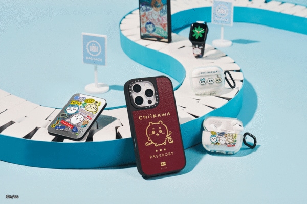 旅行がテーマ「ちいかわ 」×「CASETiFY」“初”登場！ アイフォンケース、スマホストラップが発売