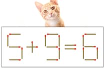 【マッチ棒パズル】正しい式にしよう！「5+9=6」【毎日脳トレ】