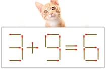 【マッチ棒パズル】正しい式にしよう！「3+9=6」【毎日脳トレ】