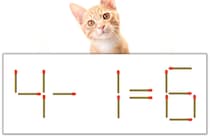 【マッチ棒パズル】正しい式にしよう！「4-1=6」【毎日脳トレ】