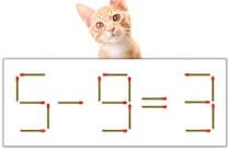 【マッチ棒パズル】正しい式にしよう！「5-9=3」【毎日脳トレ】
