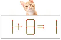 【マッチ棒パズル】正しい式にしよう！「1+8=1」【毎日脳トレ】