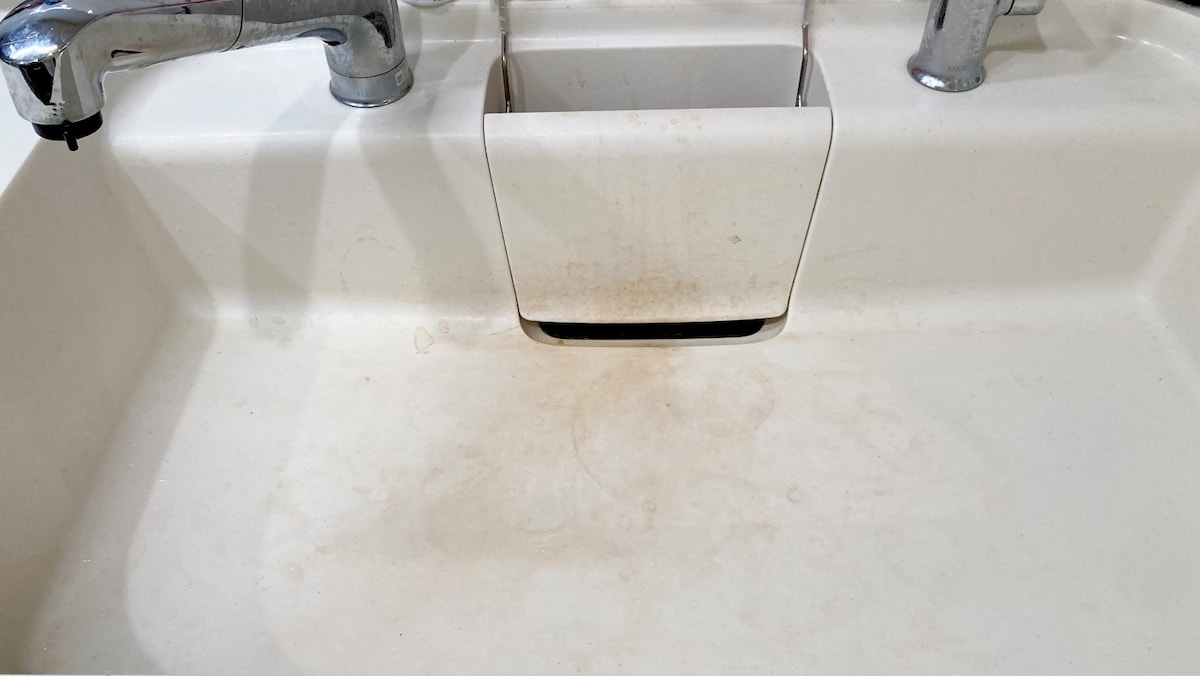 筆者の家のシンクbefore