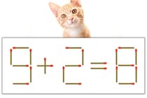 【マッチ棒パズル】正しい式にしよう！「9+2=8」【毎日脳トレ】