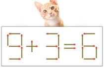 【マッチ棒パズル】正しい式にしよう！「9+3=6」【毎日脳トレ】