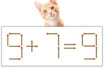 【マッチ棒パズル】正しい式にしよう！「9+7=9」【毎日脳トレ】