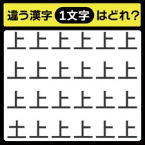 「1文字だけ違う……！」漢字間違い探しで脳トレしよう！【毎日脳トレ】【クイズ】