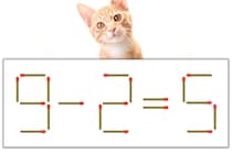【マッチ棒パズル】正しい式にしよう！「9-2=5」【毎日脳トレ】