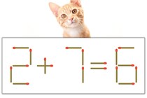 【マッチ棒パズル】正しい式にしよう！「2+7=6」【毎日脳トレ】