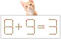 【マッチ棒パズル】正しい式にしよう！「8+9=3」【毎日脳トレ】