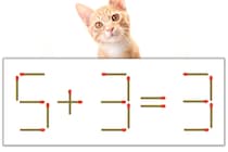 【マッチ棒パズル】正しい式にしよう！「5+3=3」【毎日脳トレ】