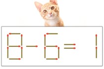 【マッチ棒パズル】正しい式にしよう！「8-6=1」【毎日脳トレ】