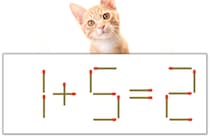 【マッチ棒パズル】正しい式にしよう！「1+5=2」【毎日脳トレ】