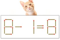 【マッチ棒パズル】正しい式にしよう！「8-1=8」【毎日脳トレ】