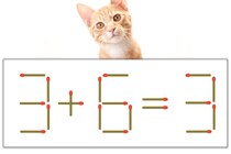 【マッチ棒パズル】正しい式にしよう！「3+6=3」【毎日脳トレ】