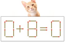 【マッチ棒パズル】正しい式にしよう！「0+8=0」【毎日脳トレ】