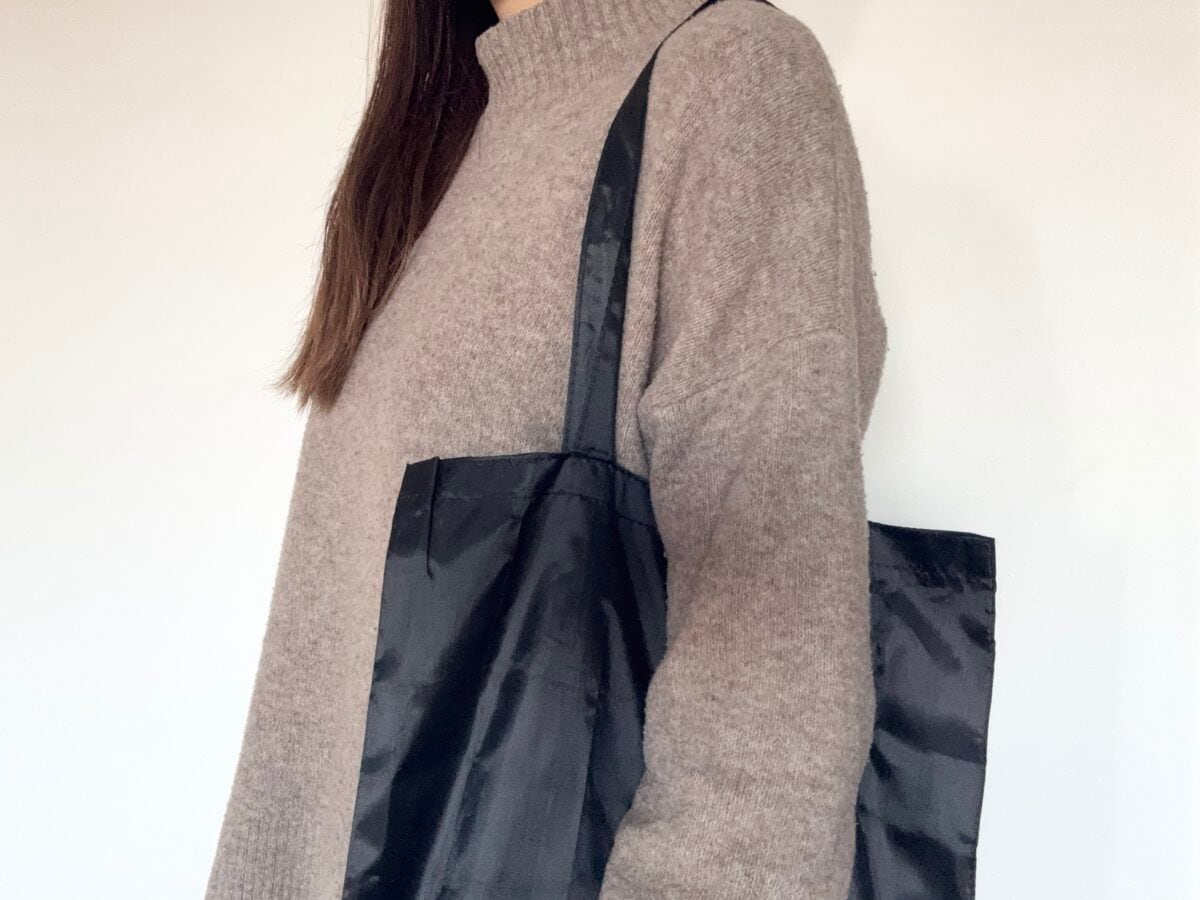 【ダイソー】「エコバッグ」が超優秀! ポーチ付きでおしゃれ&高見え♡