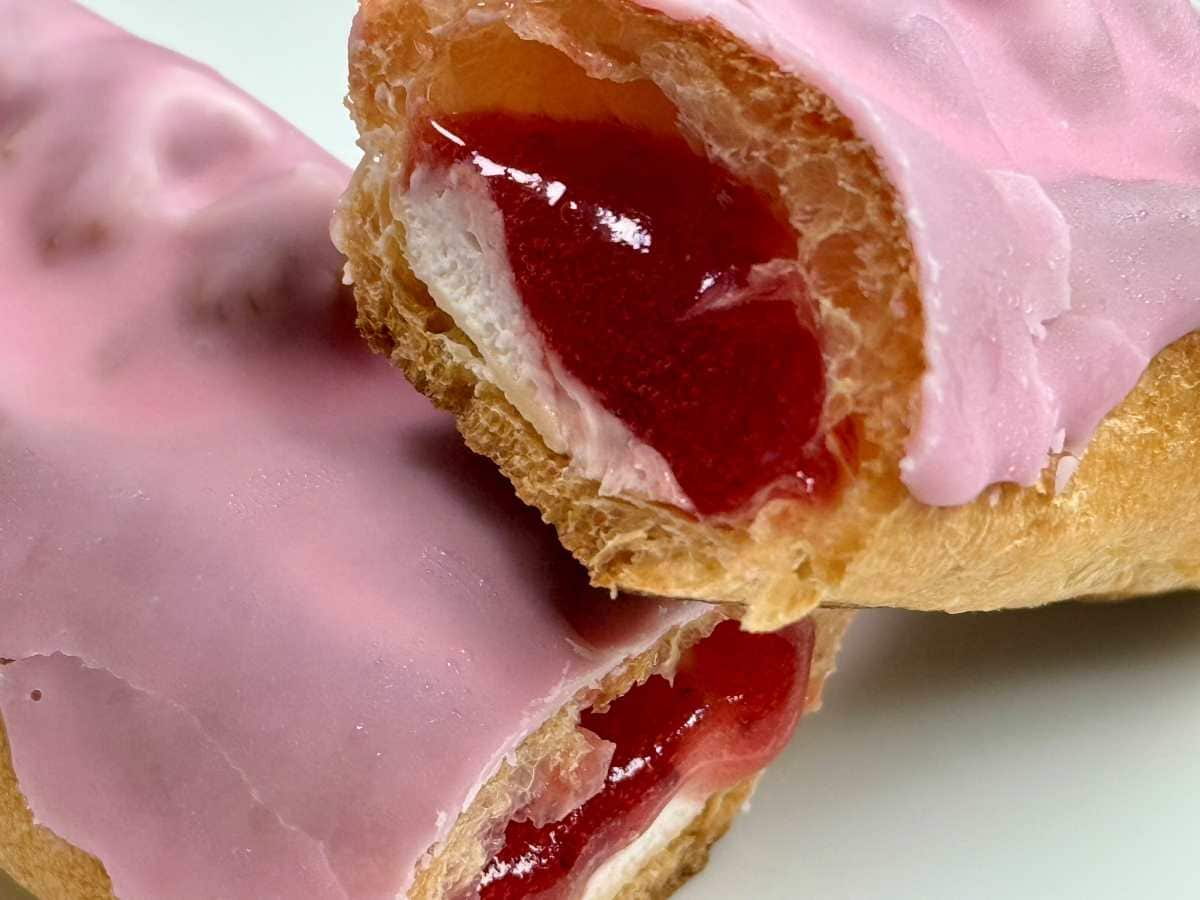 クリームたまらん~♡【ローソン】苺エクレアが激ウマだった