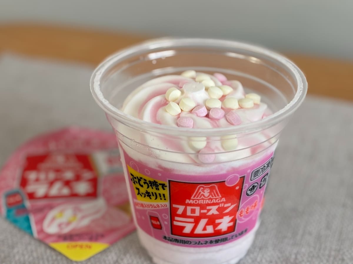 「桃のにおいがすごい」【セブン限定】独特食感の森永アイスに新作登場