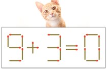 【マッチ棒パズル】正しい式にしよう！「9+3=0」【毎日脳トレ】