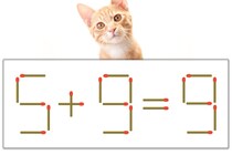 【マッチ棒パズル】正しい式にしよう！「5+9=9」【毎日脳トレ】