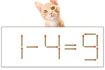 【マッチ棒パズル】正しい式にしよう！「1-4=9」【毎日脳トレ】