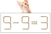 【マッチ棒パズル】正しい式にしよう！「9-9=3」【毎日脳トレ】