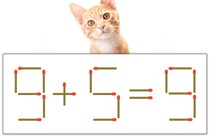 【マッチ棒パズル】正しい式にしよう！「9+5=9」【毎日脳トレ】
