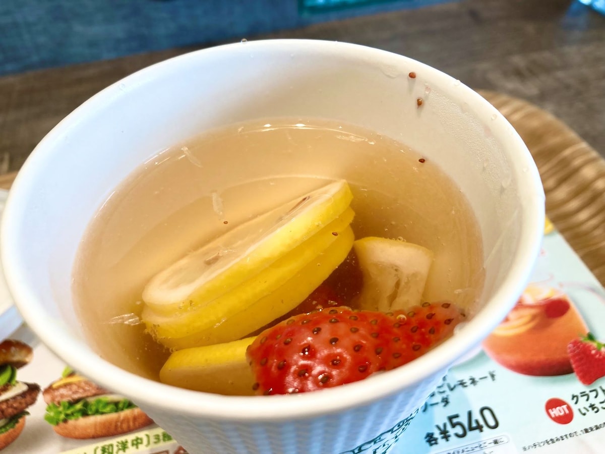 クラフトいちごレモネード（HOT）