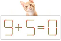 【マッチ棒パズル】正しい式にしよう！「9+5=0」【毎日脳トレ】