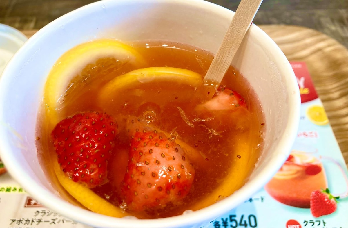 クラフトいちごレモネード（HOT）