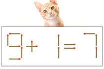 【マッチ棒パズル】正しい式にしよう！「9+1=7」【毎日脳トレ】