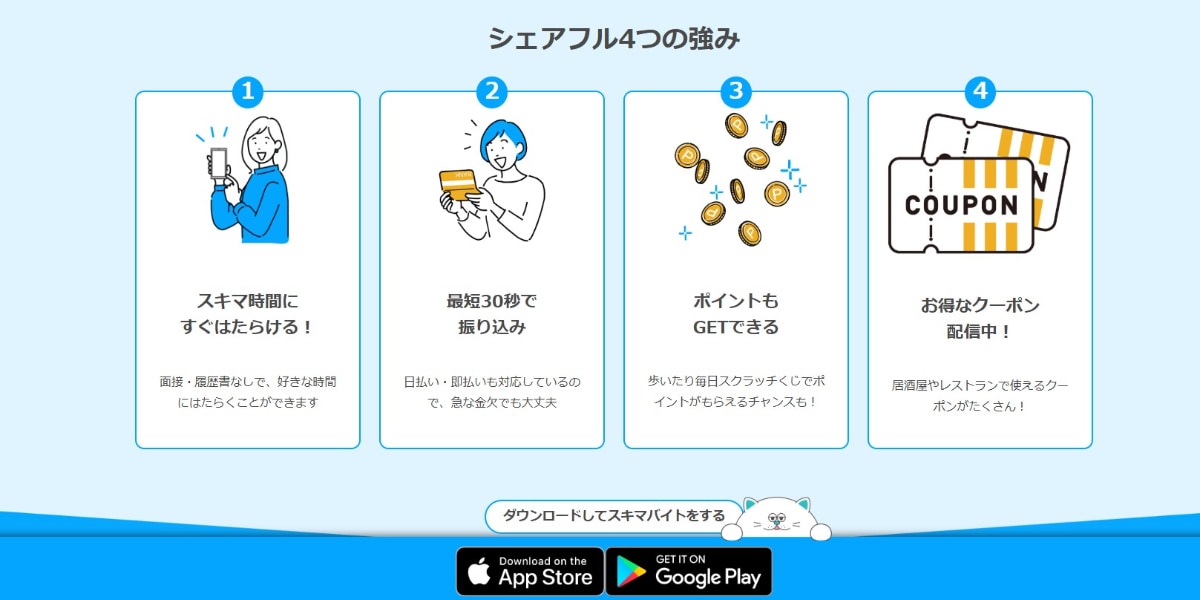 スキマバイトアプリのおすすめ25選|40代・50代が使いやすいアプリも紹介